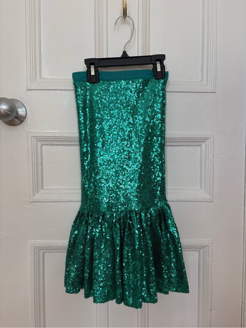 Green Sequin Mermaid Tail Skirt - 4T